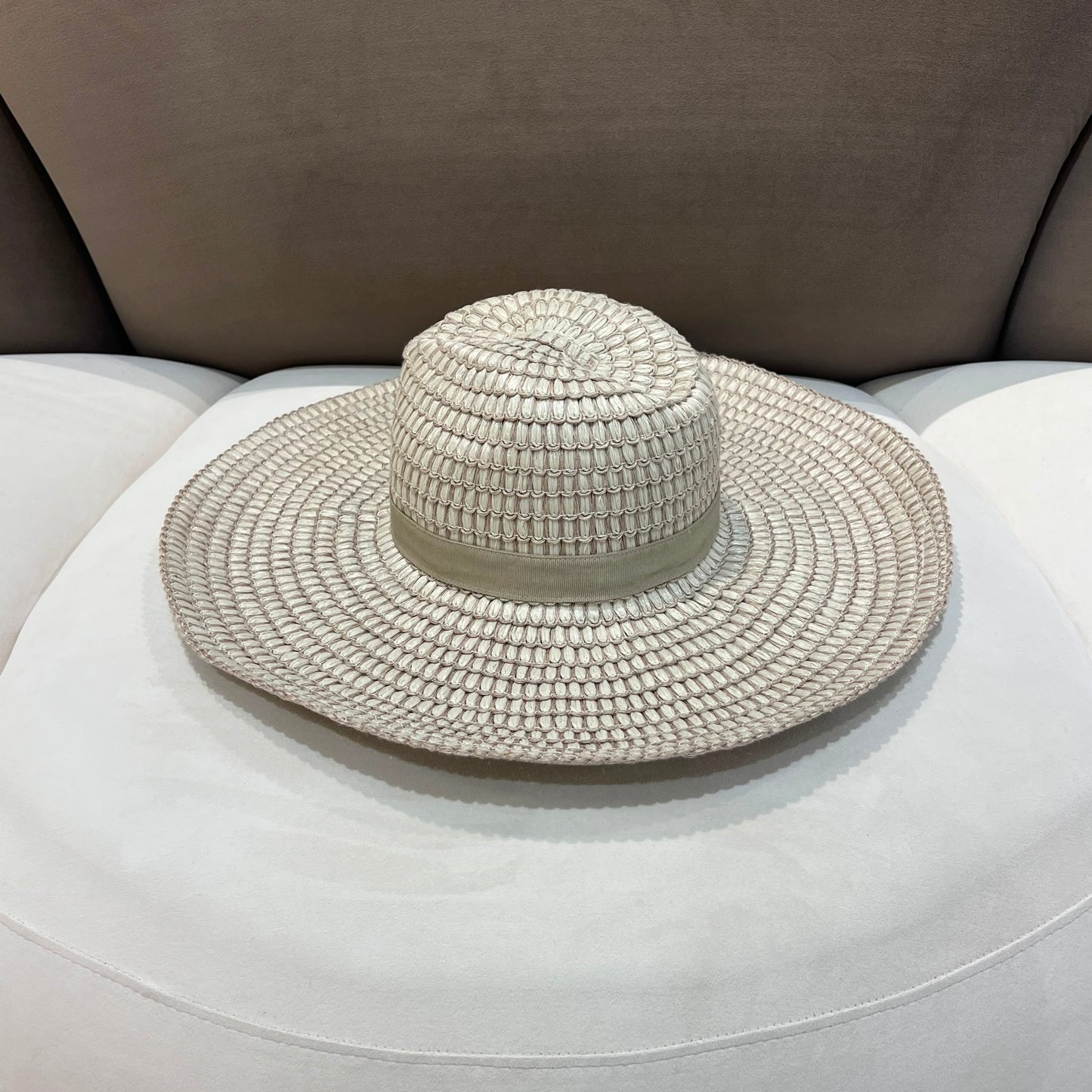Giorgio Armani Vintage Straw Sun Hat