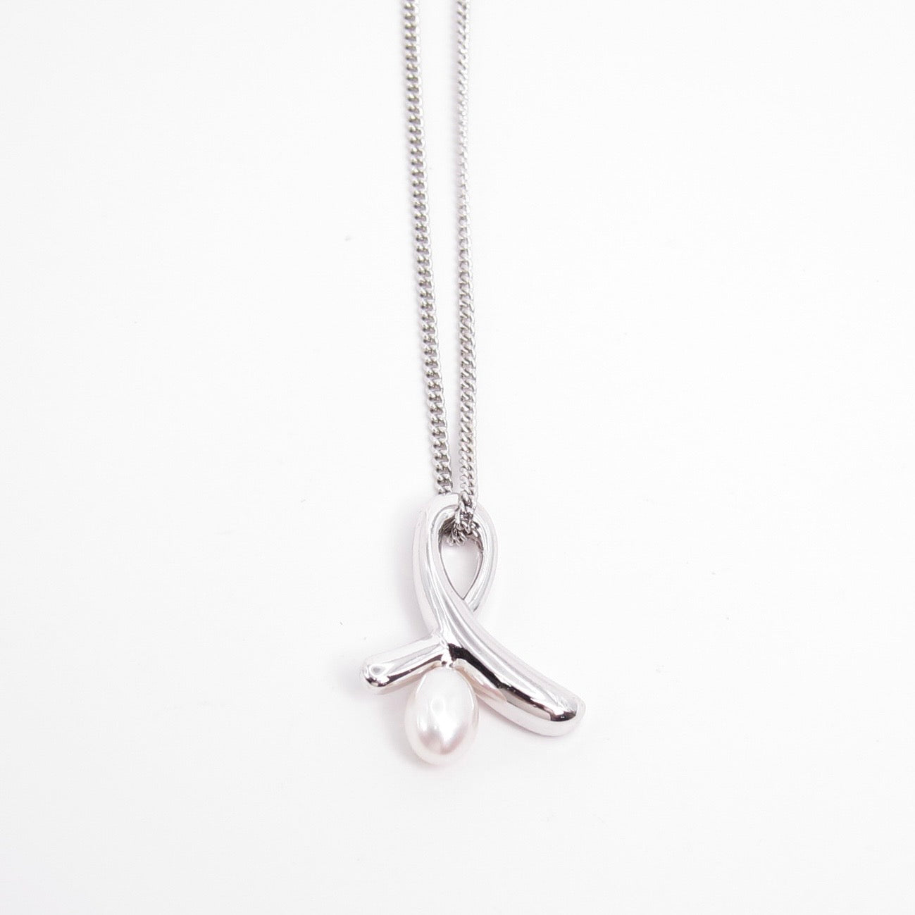 Tasaki Vintage Freshwater Pearl Silver Necklace