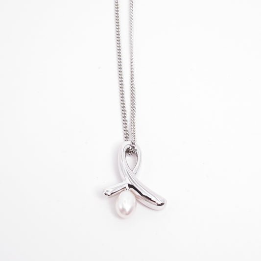 Tasaki Vintage Freshwater Pearl Silver Necklace