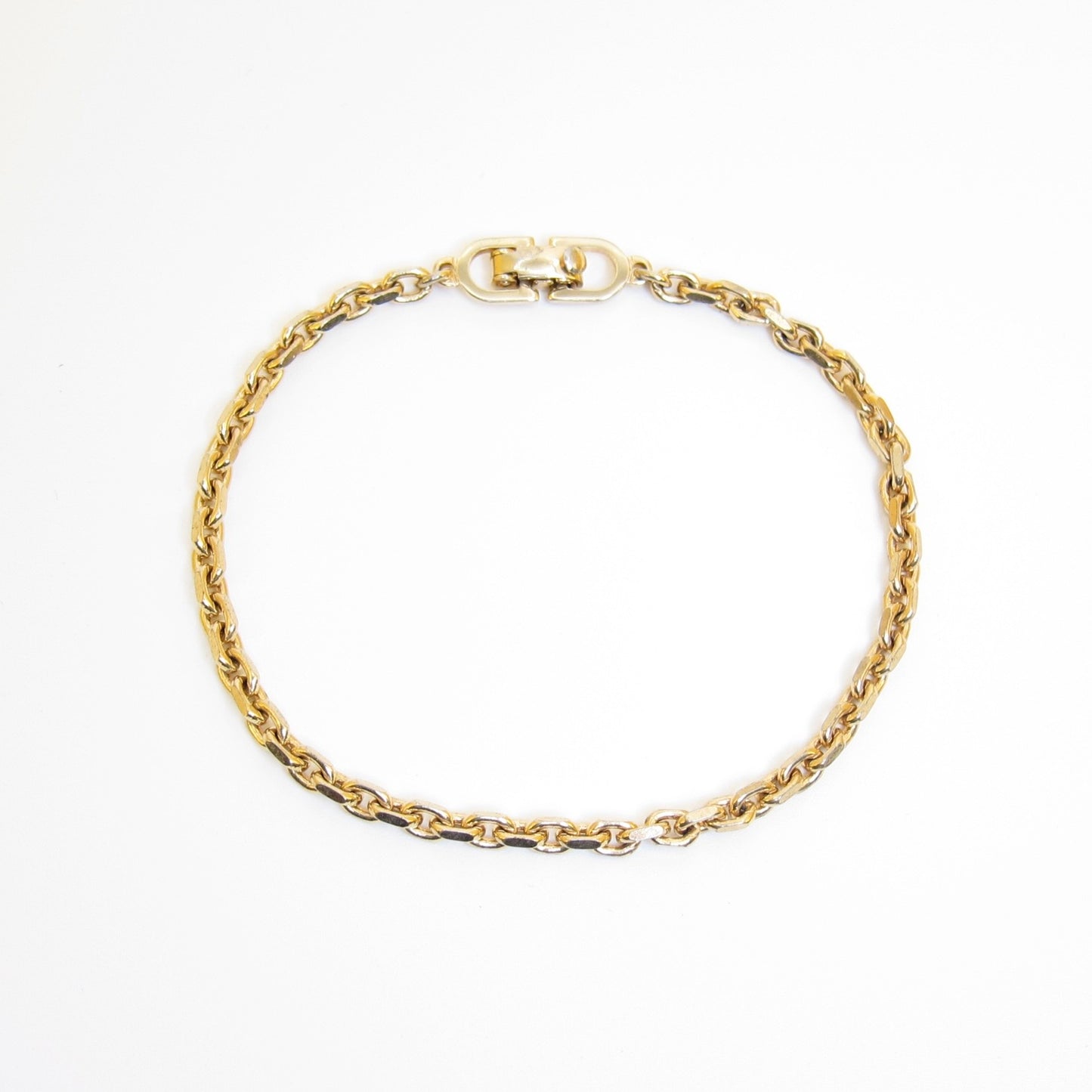 Christian Dior Vintage Gold-Tone Chain Bracelet