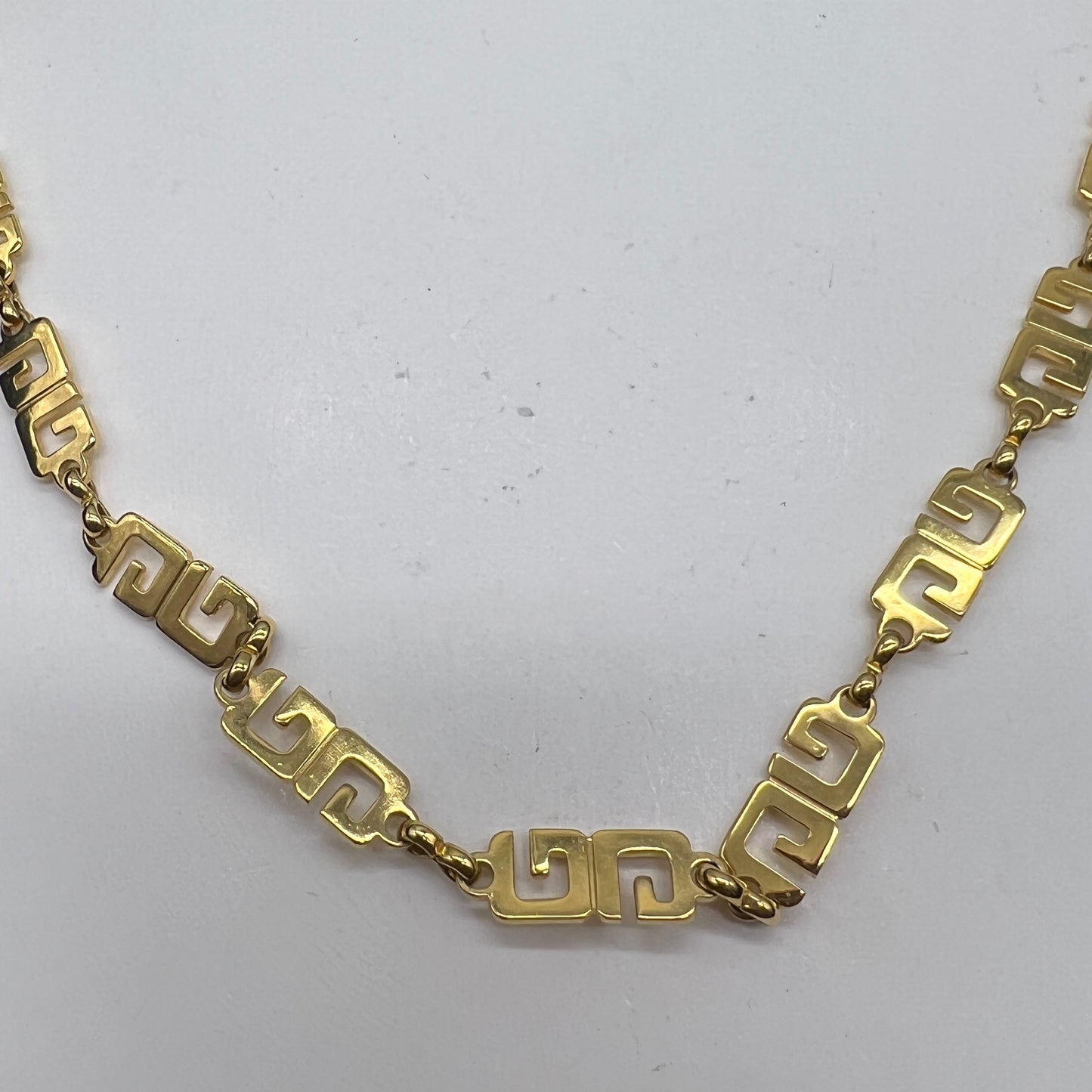 Givenchy Vintage Double G Golden Long Necklace