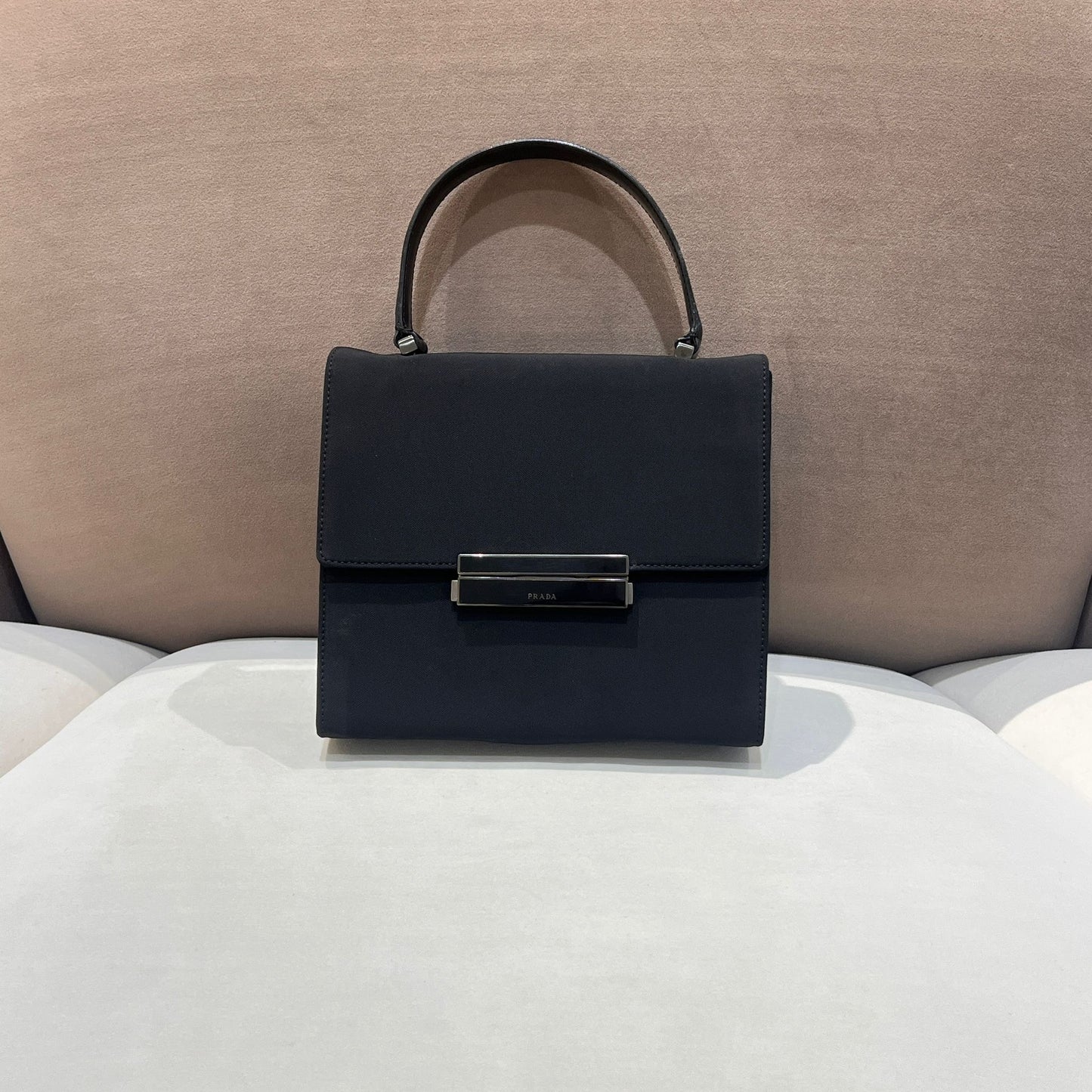 Prada Vintage Black Top Handle Bag