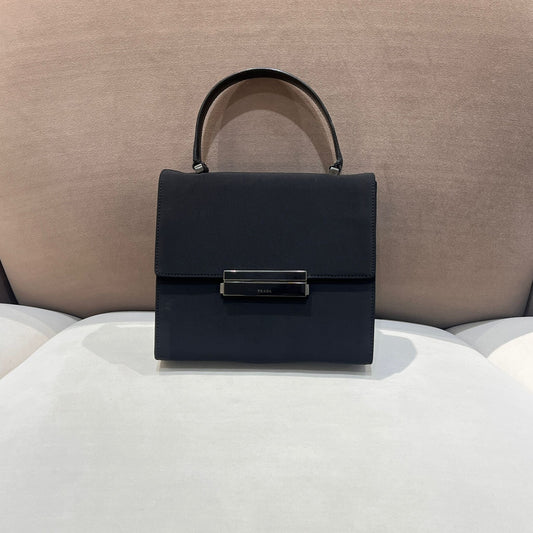 Prada Vintage Black Top Handle Bag
