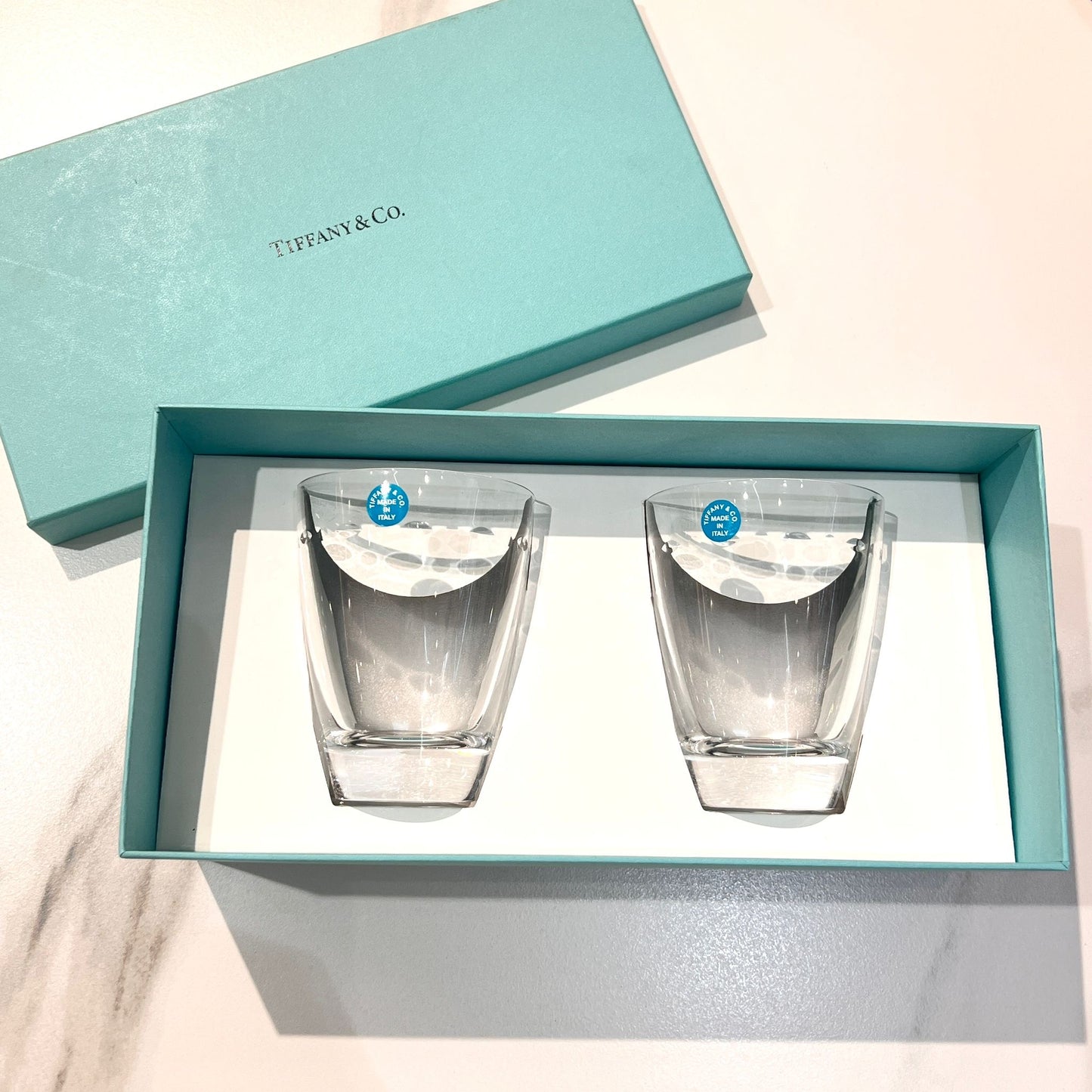 Tiffany Vintage Wine /Water Glasses (set of 2)