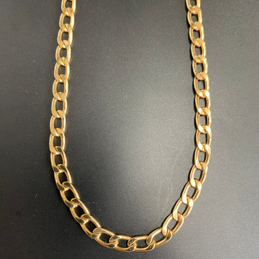 Christian Dior Vintage Stylish Golden Chain Necklace