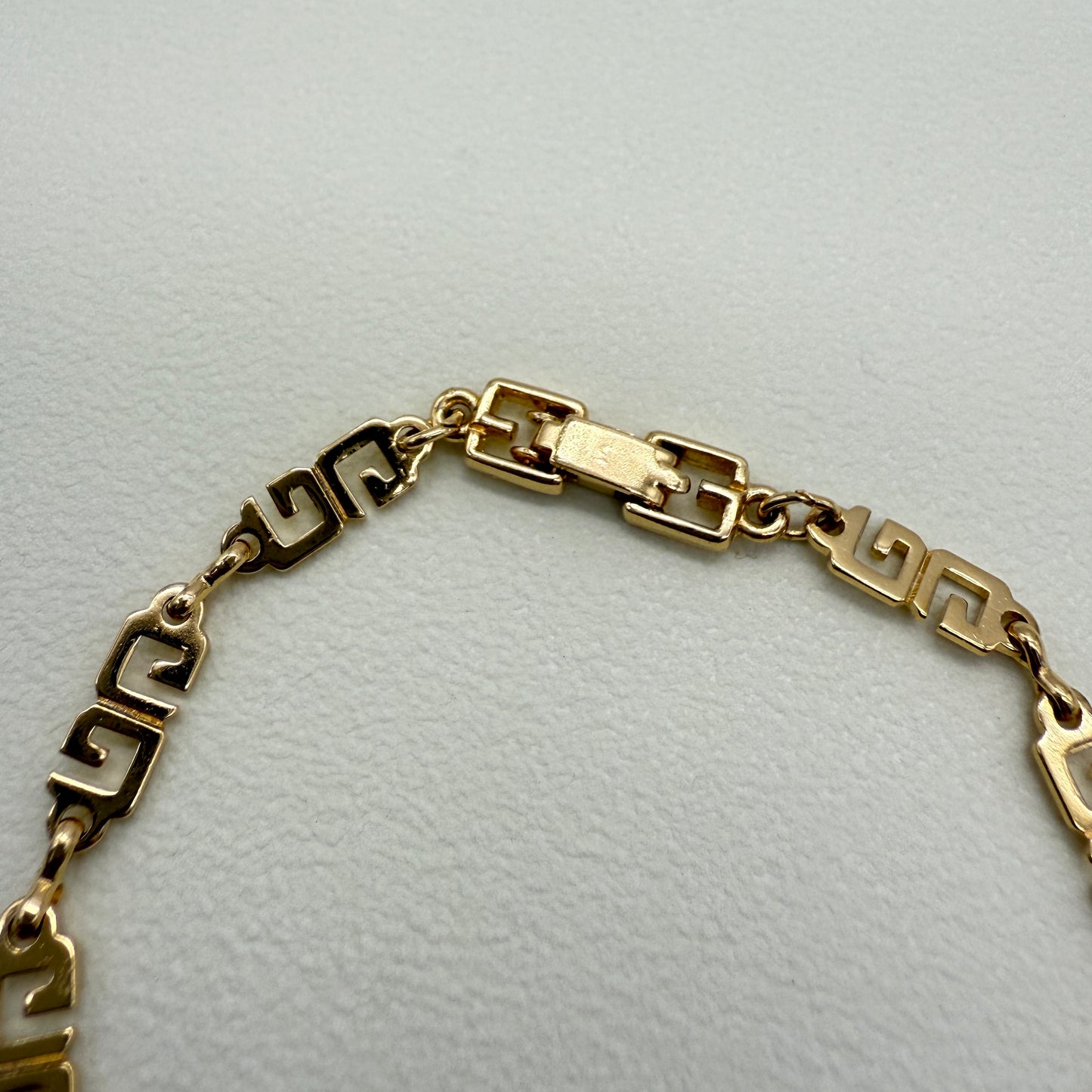 Givenchy Vintage GG Logo Golden Bracelet