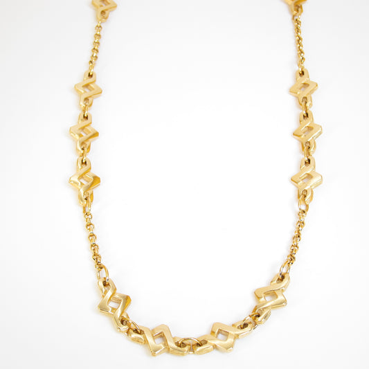Givenchy Vintage Stylish Golden Long Necklace