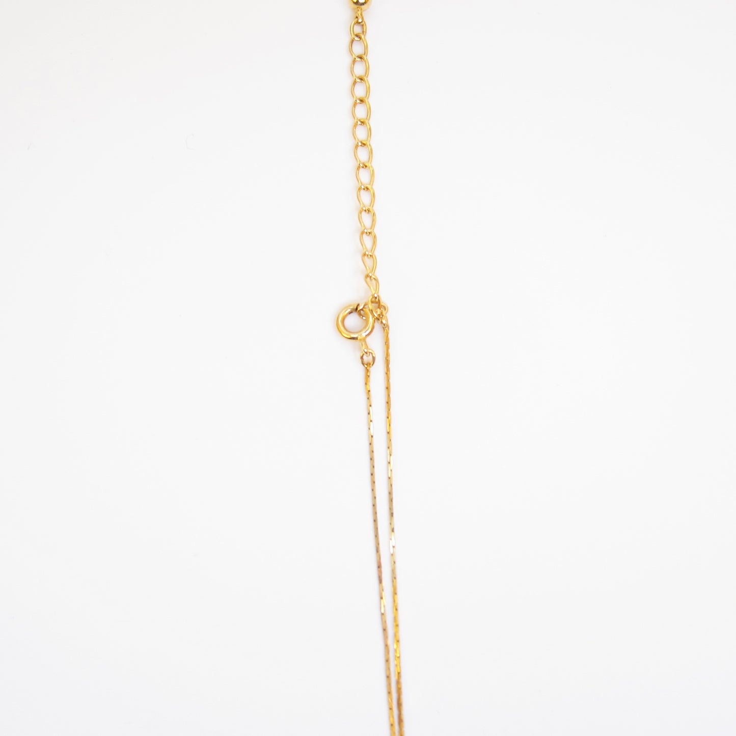 Christian Dior Vintage Christain Dior Logo on Silver and Golden Pendant Necklace