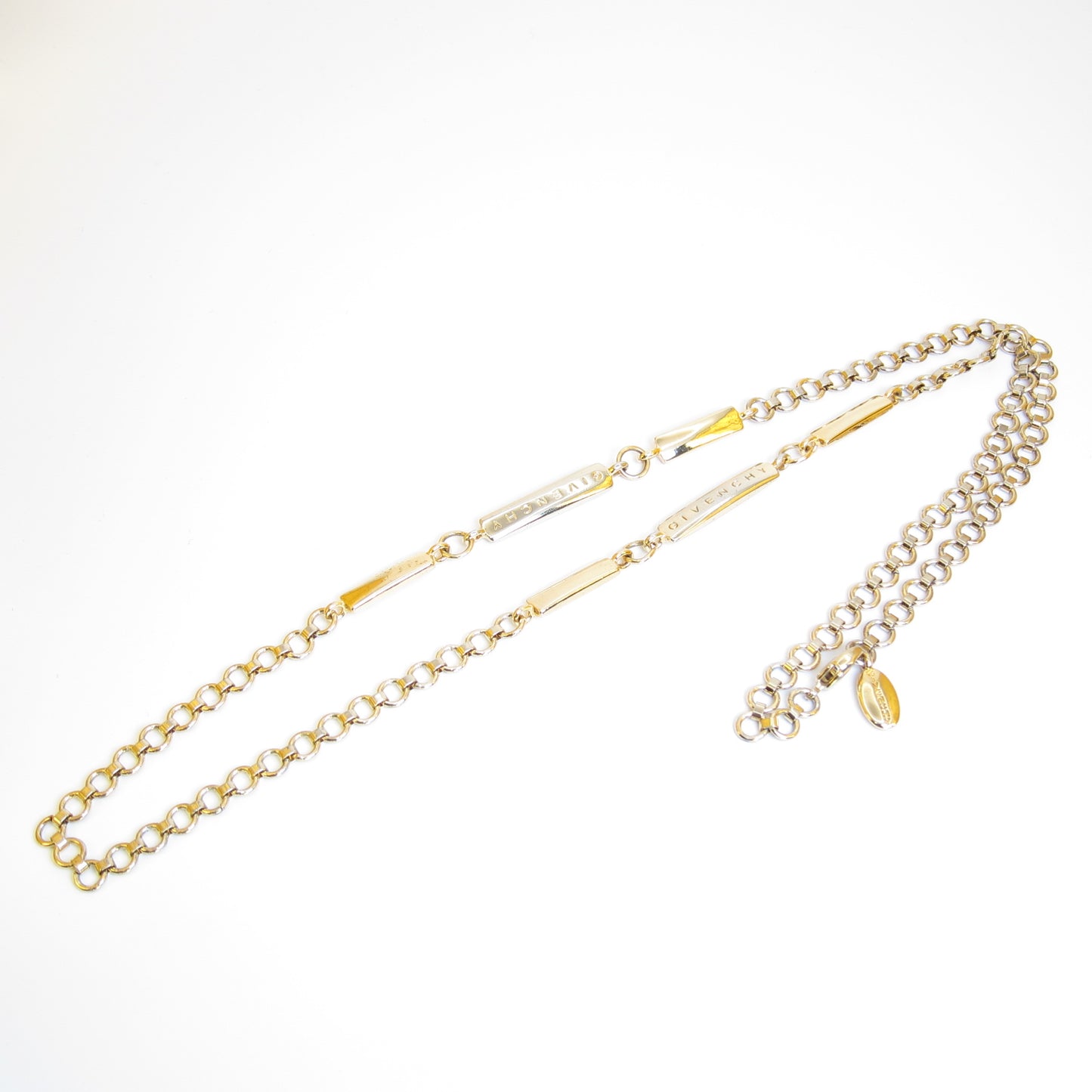 Givenchy Vintage Givenchy Logo Golden Long Necklace