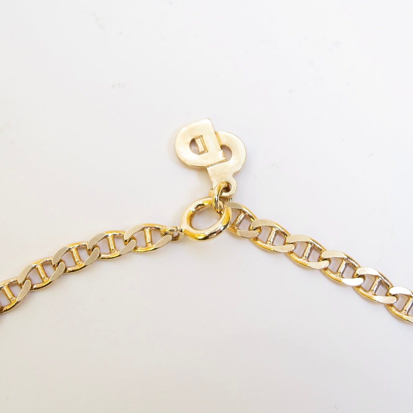 Christian Dior 復古時尚鏈條金色手鍊