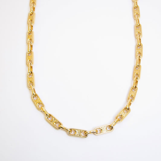 Celine Vintage Maillon Triomphe Long Chain Necklace
