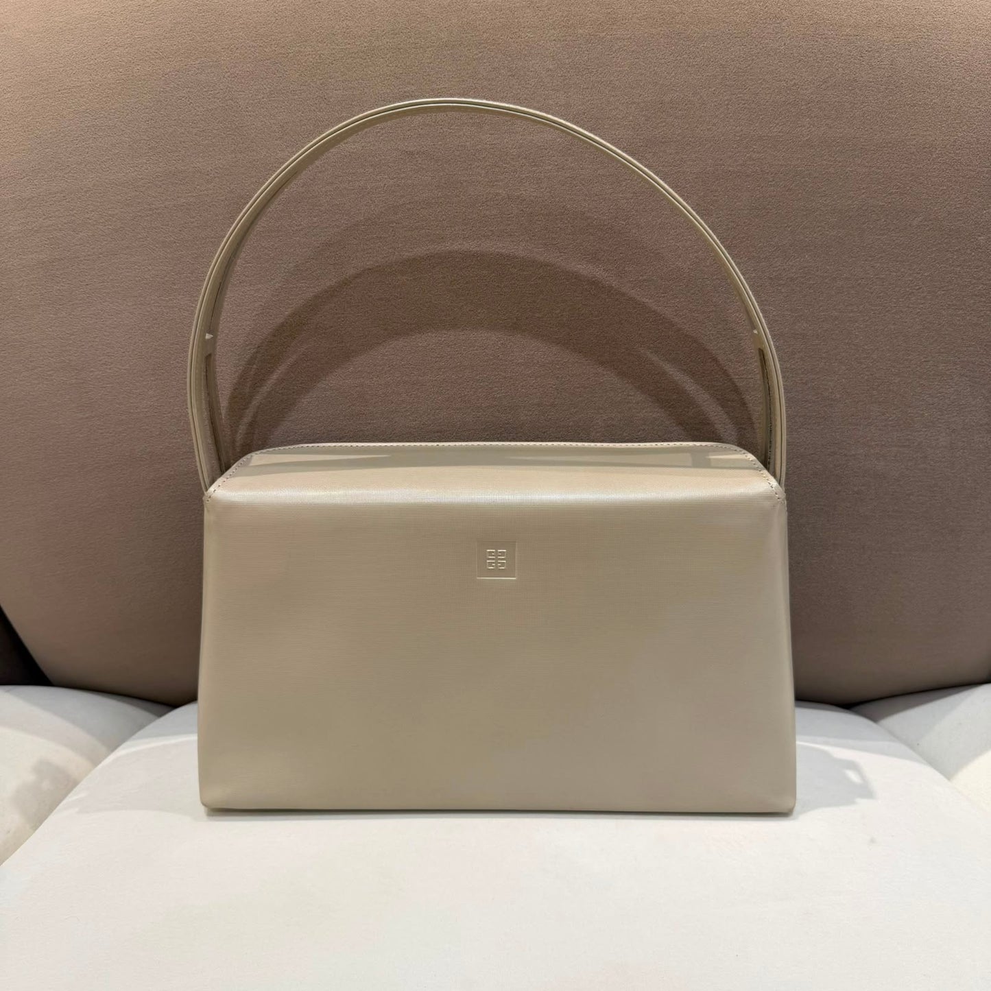 Givenchy Vintage Leather Shoulder Bag – Pale Taupe