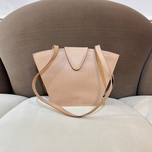 Loewe Vintage Beige Leather Semi-Shoulder Bag