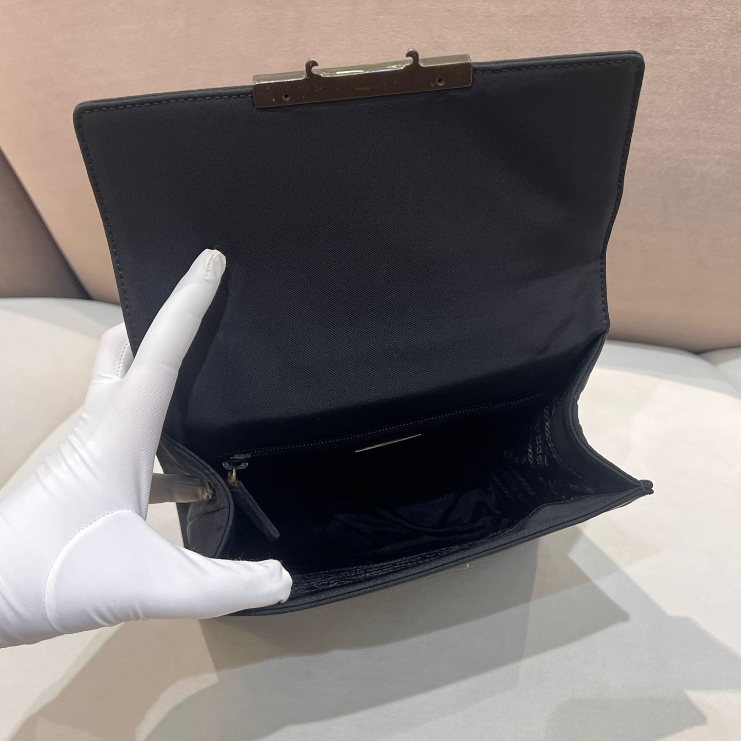 Prada Vintage Black Top Handle Bag