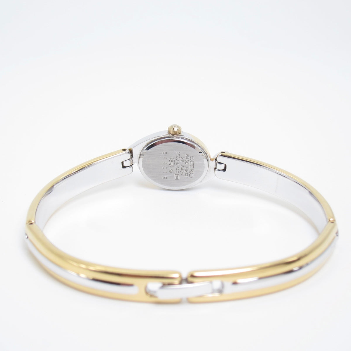 Seiko Vintage Gemstone Two Tone Bangle Watch