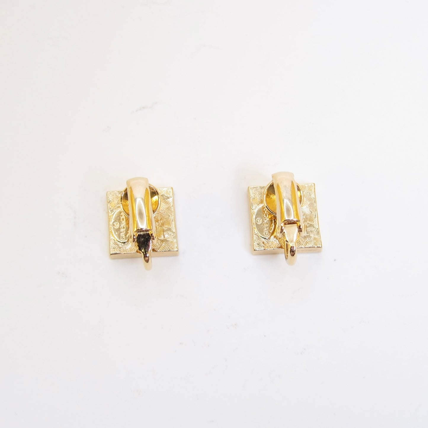Givenchy Vintage 4G Logo Golden Clip-on Earrings