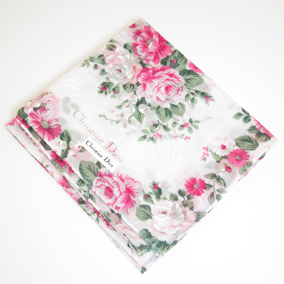 Christian Dior 花卉印花手帕套裝