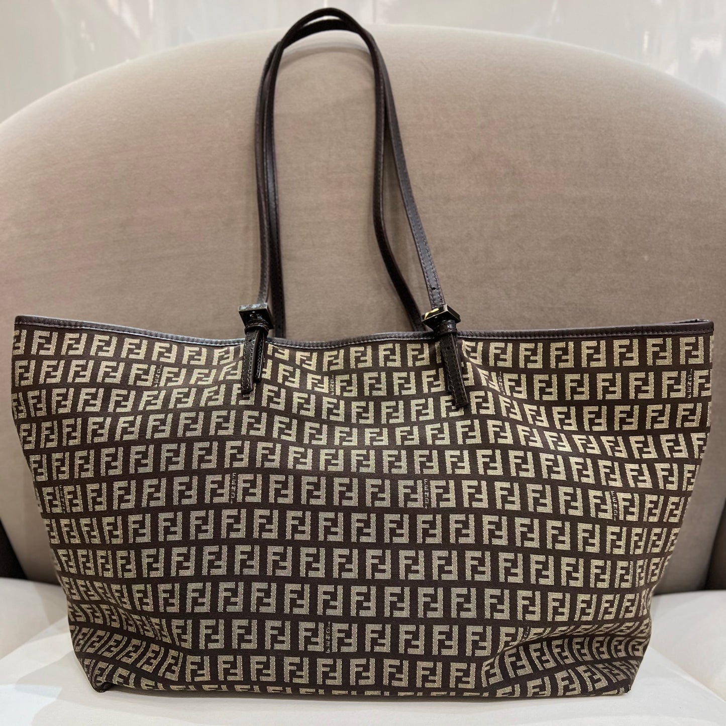 Fendi Vintage Zucchino Tote Bag