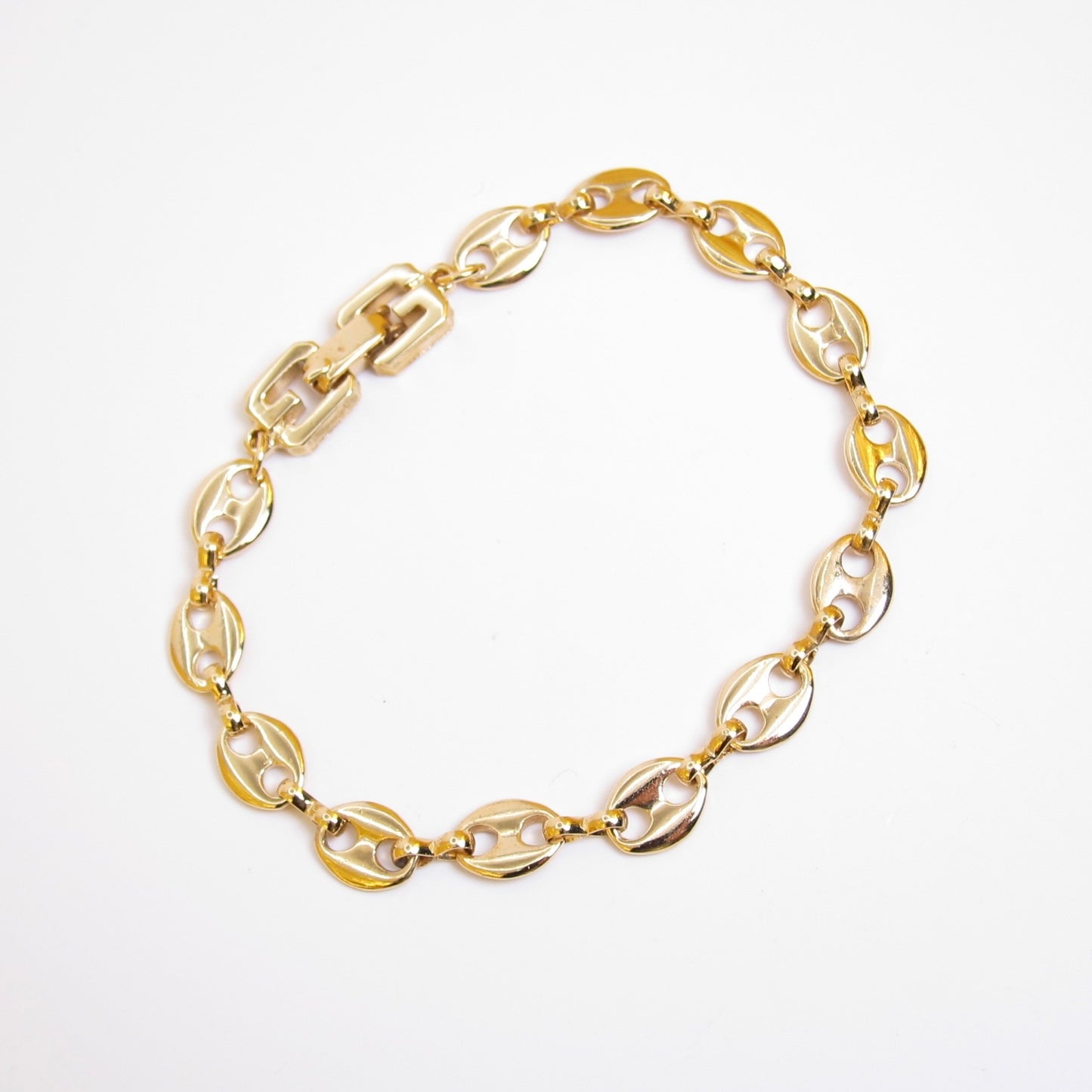 Givenchy Vintage Anchor Link Golden Bracelet