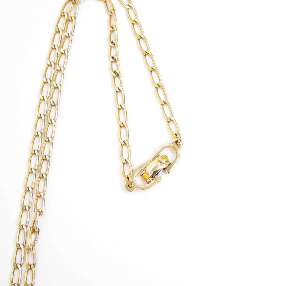 Christian Dior Vintage Black Enamel CD Bar Necklace