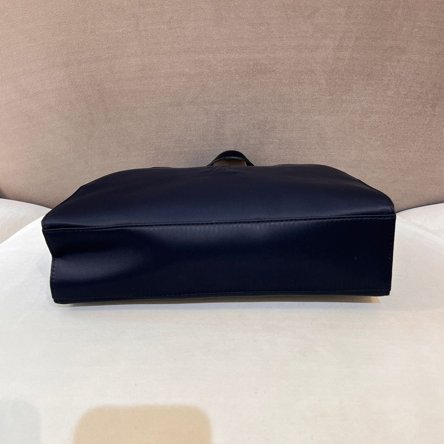 Yves Saint Laurent Vintage Black Nylon Top Handle Bag