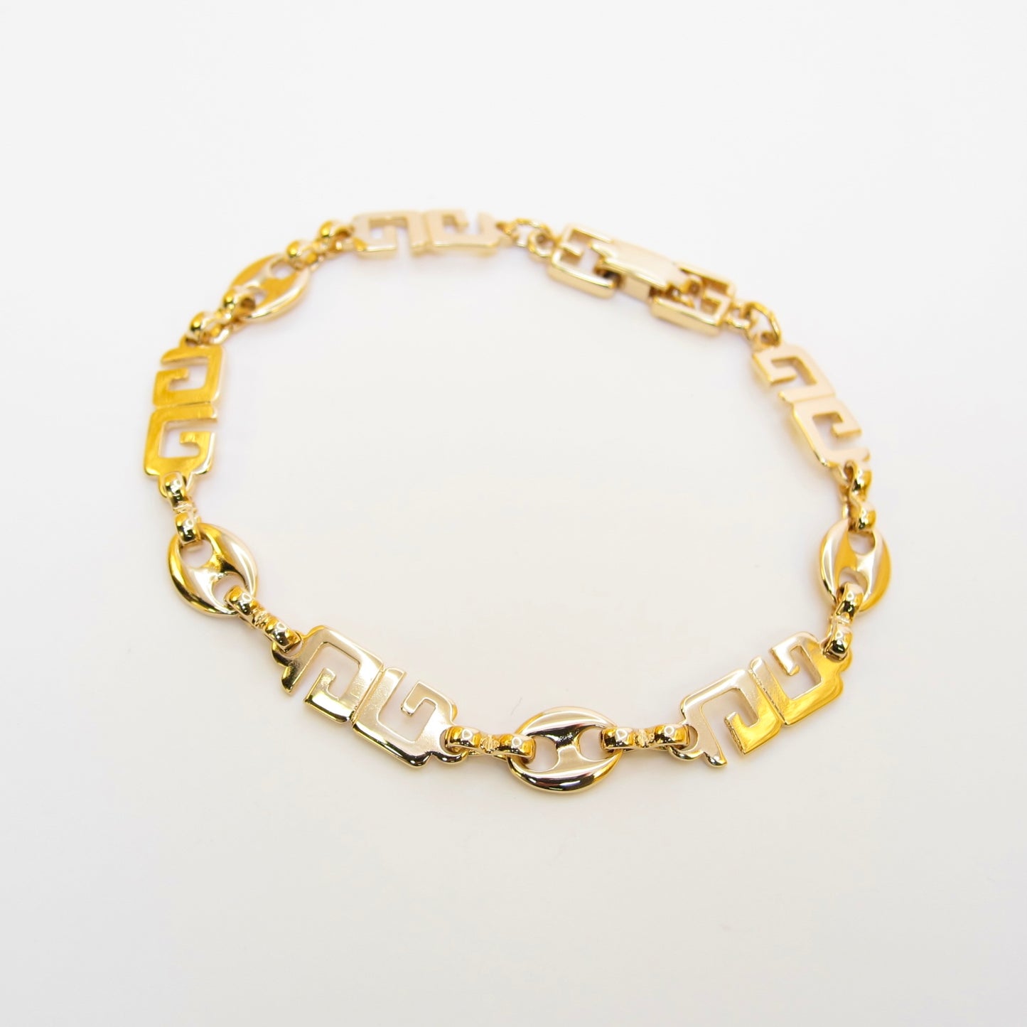 Givenchy Vintage GG Logo Golden Bracelet