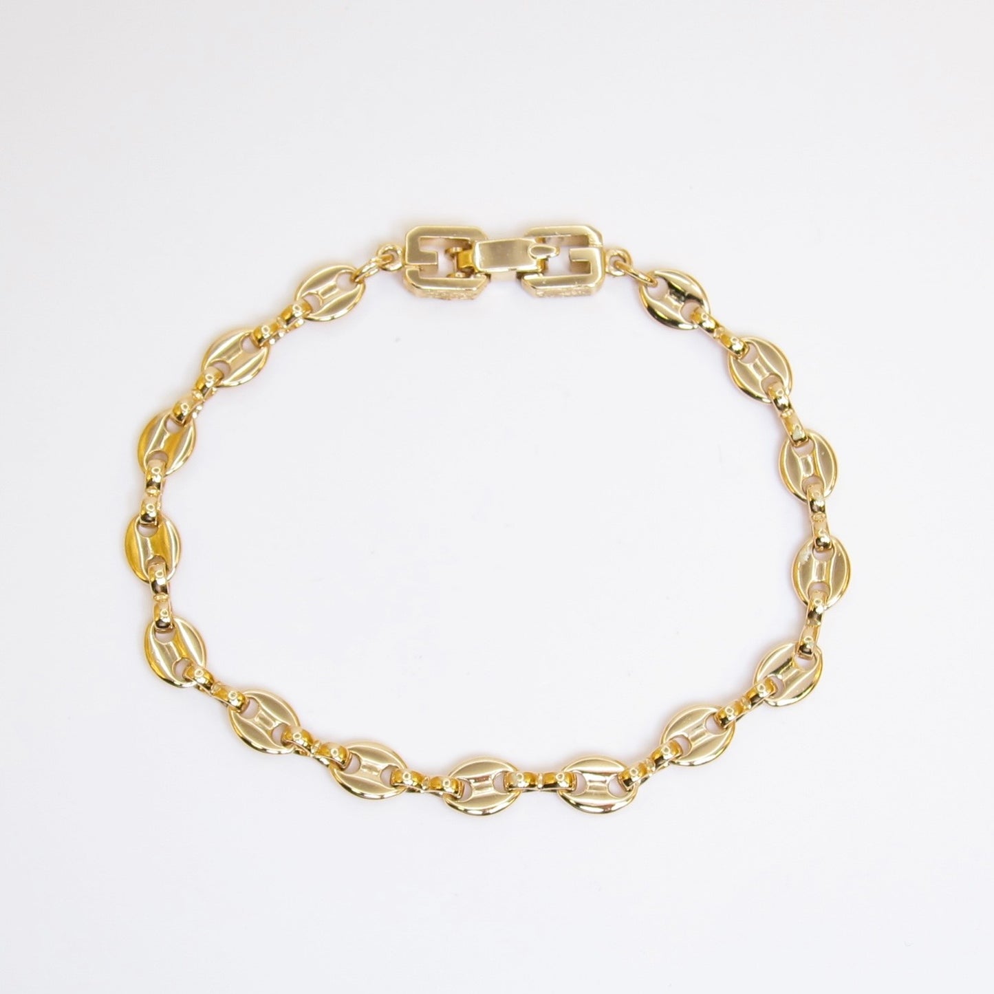 Givenchy Vintage Anchor Link Golden Bracelet