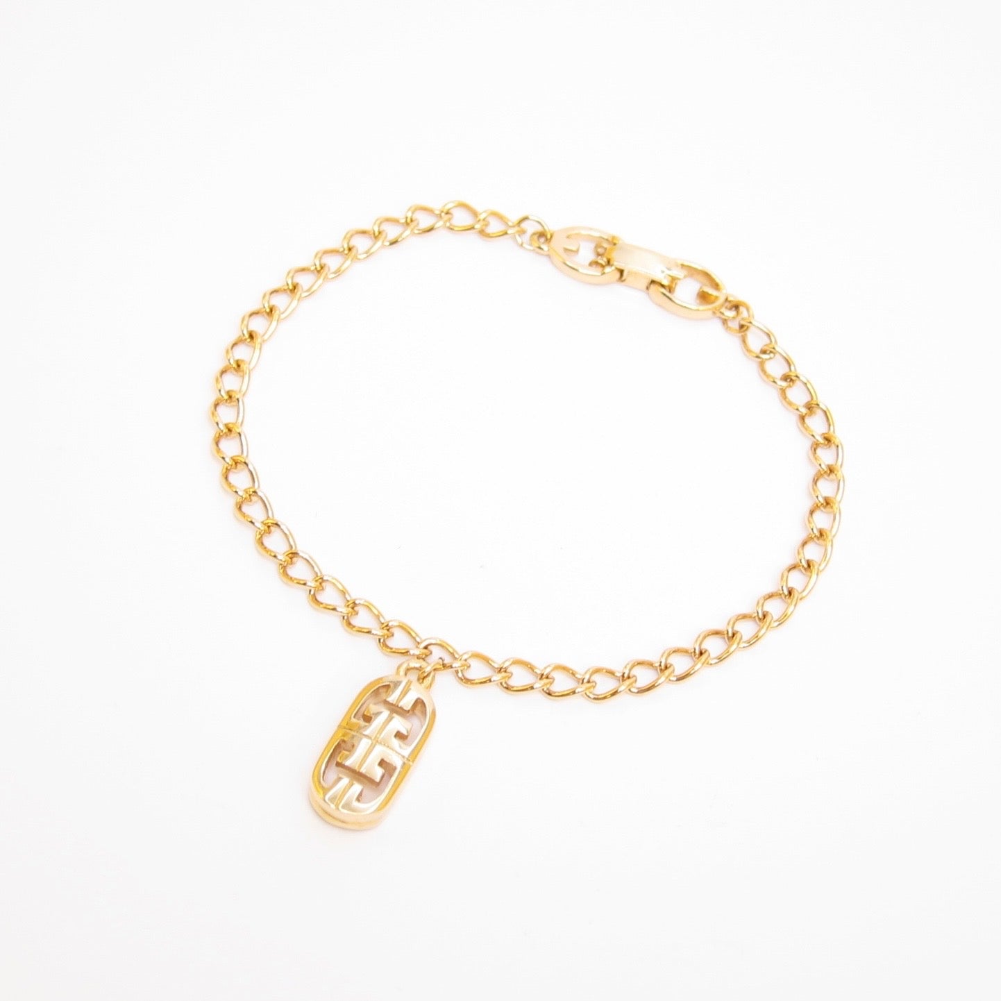 Givenchy Vintage 4G Logo Golden Chain Bracelet