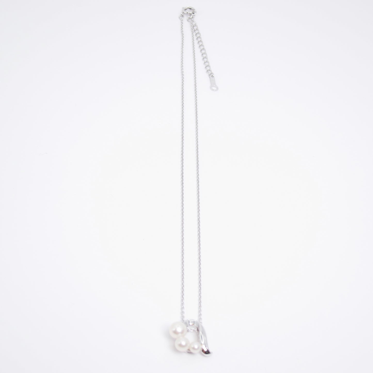 Tasaki Vintage Stylish Pearl Silver Necklace