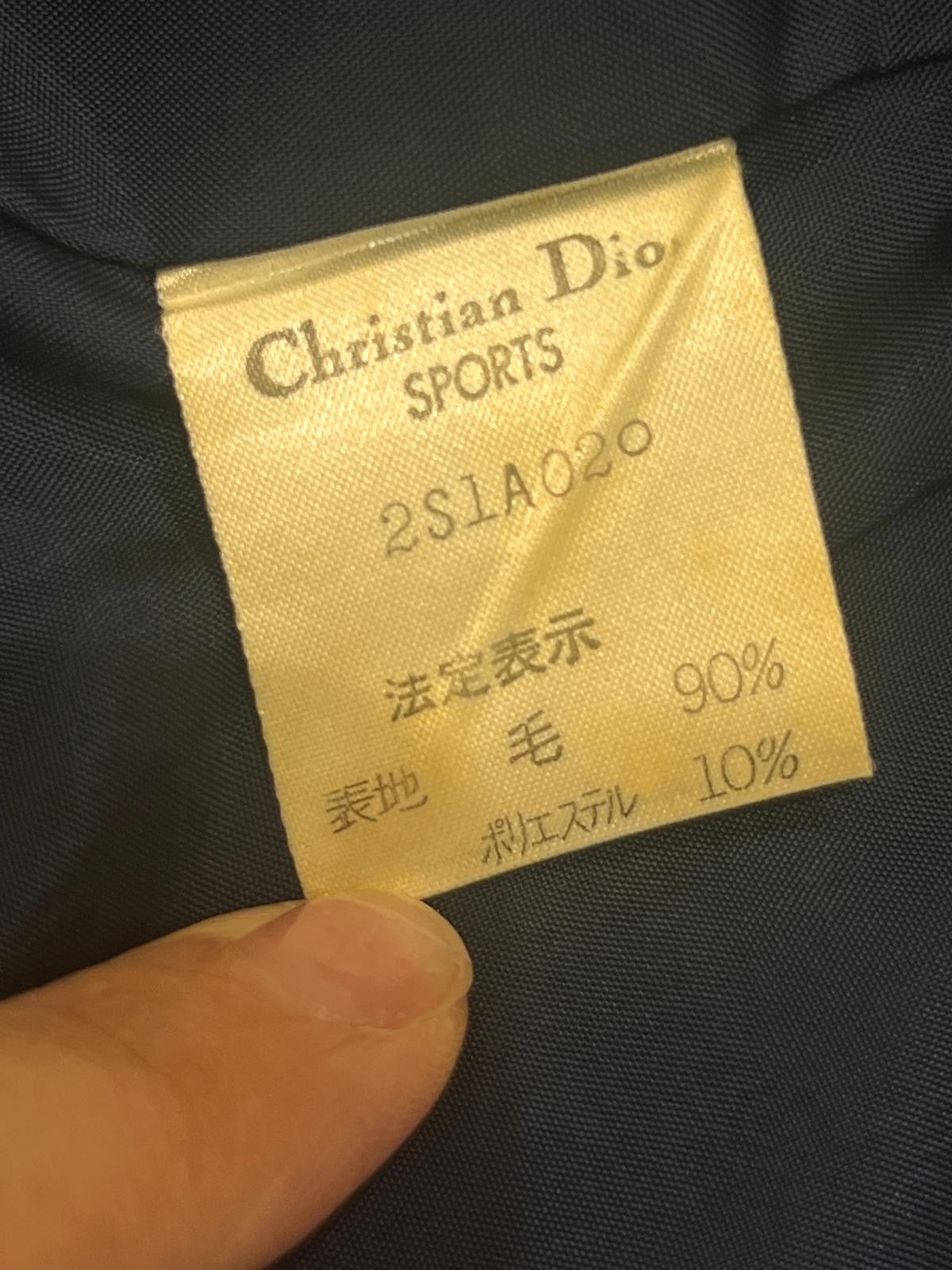 Christian Dior Vintage Christian Dior Sports Navy Check Blazer