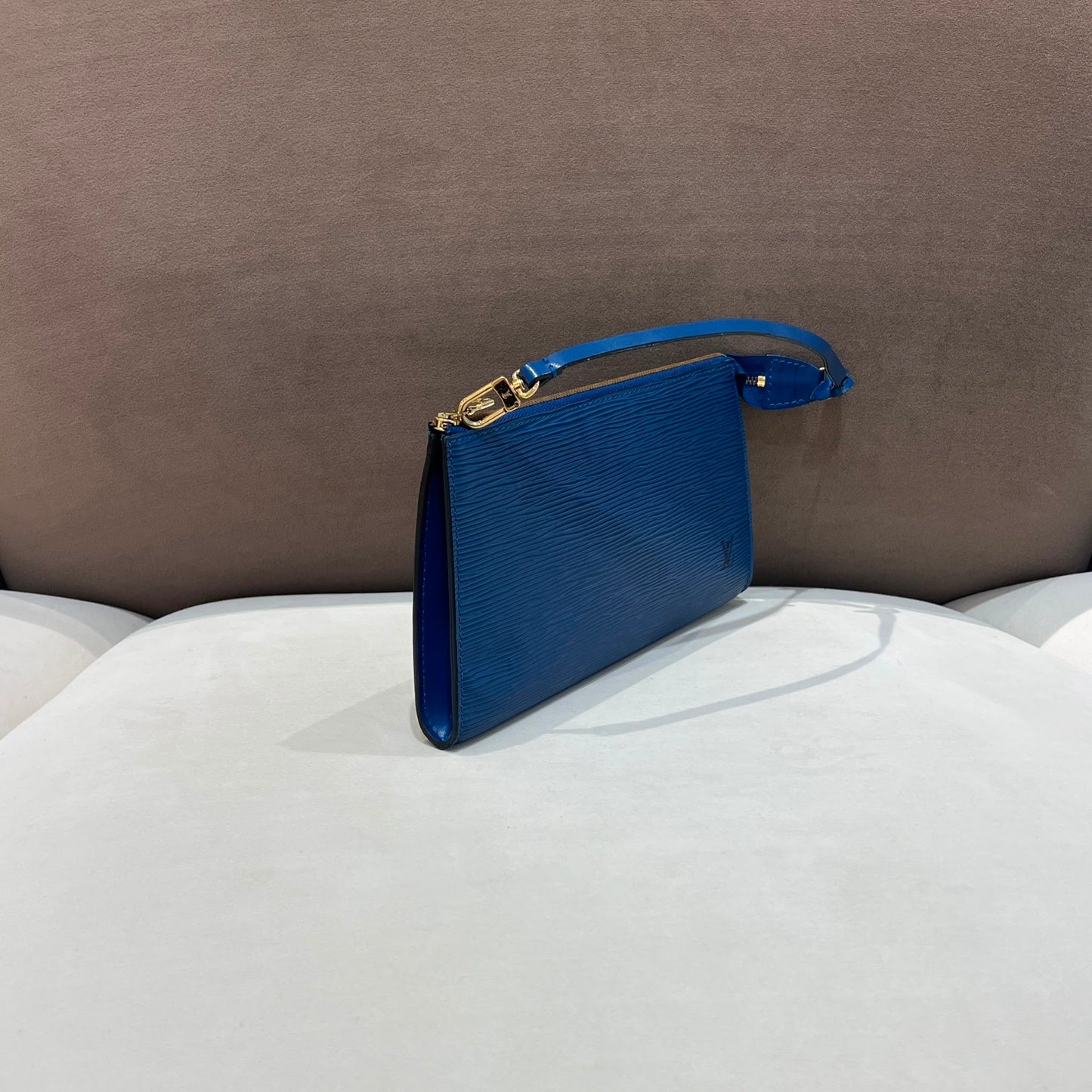Louis Vuitton Vintage Blue Epi Pochette Accessoires M52945