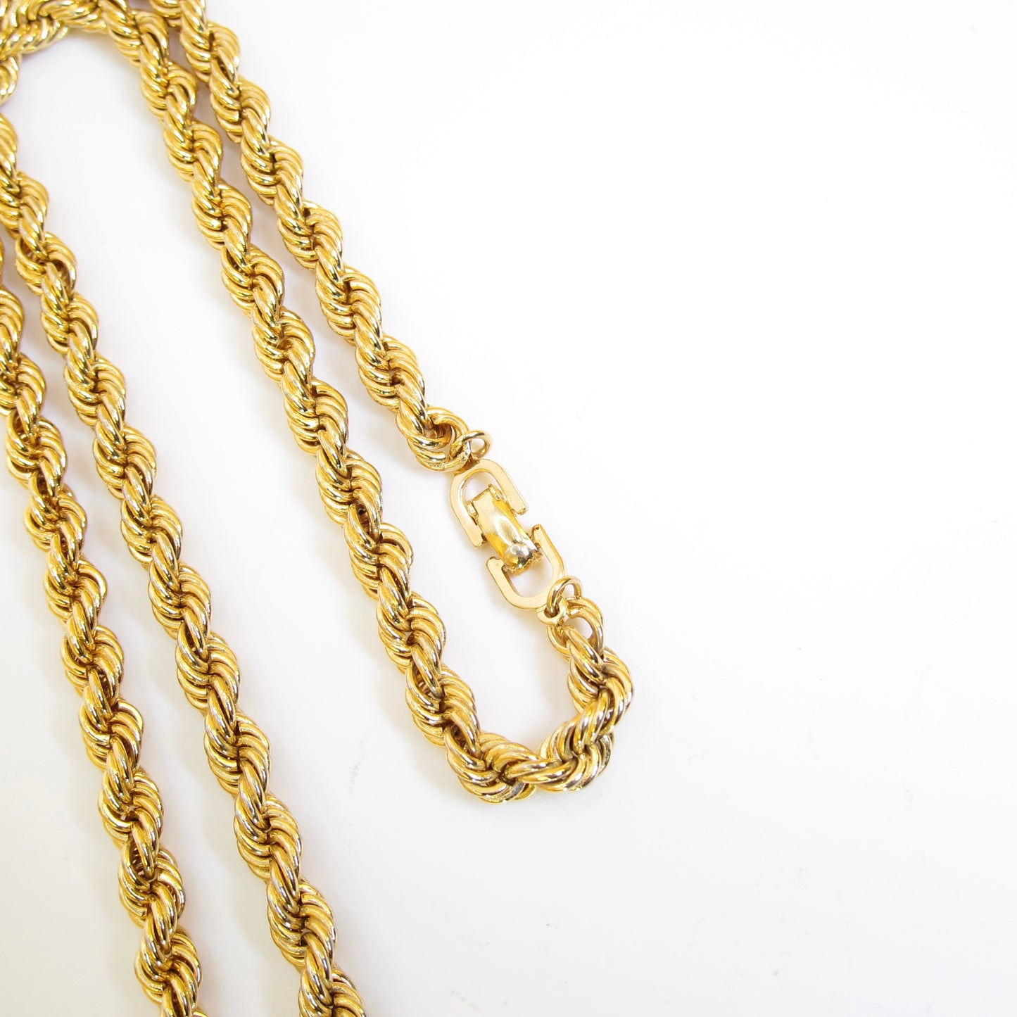 Christian Dior Vintage Stylish Golden Necklace