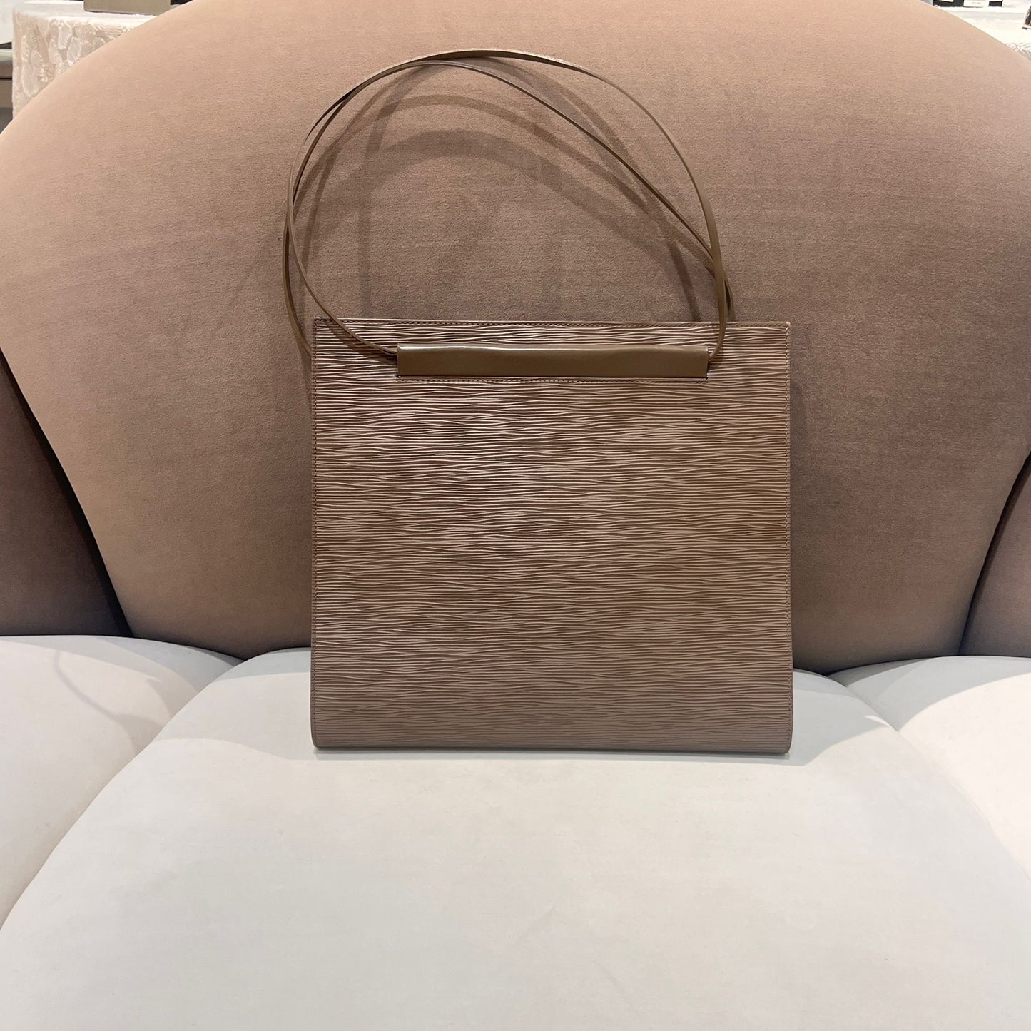 Louis Vuitton Vintage Epi Leather Beige Saint-Tropez Pepper Tote Bag
