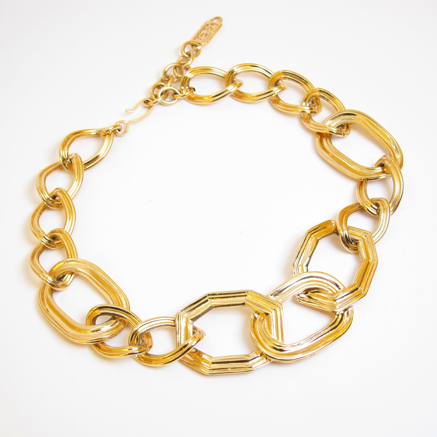 Yves Saint Laurent Vintage Stylish Golden Necklace