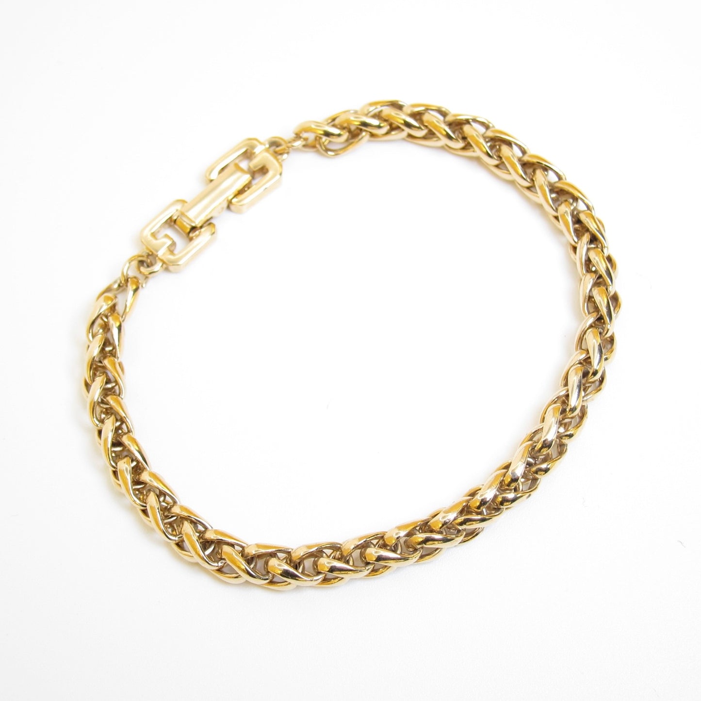 Givenchy Vintage Braided Chain Bracelet