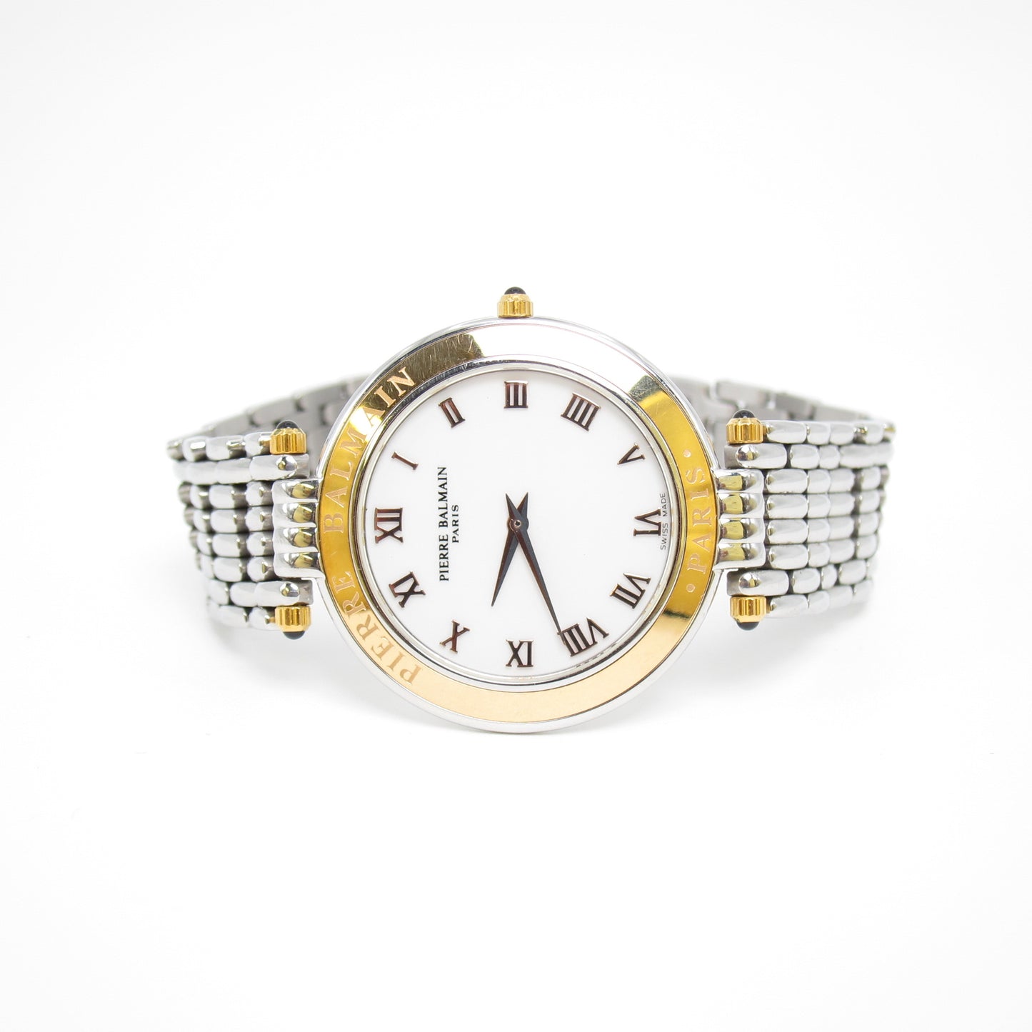 Pierre Balmain Vintage Two-Tone Roman Numeral Watch