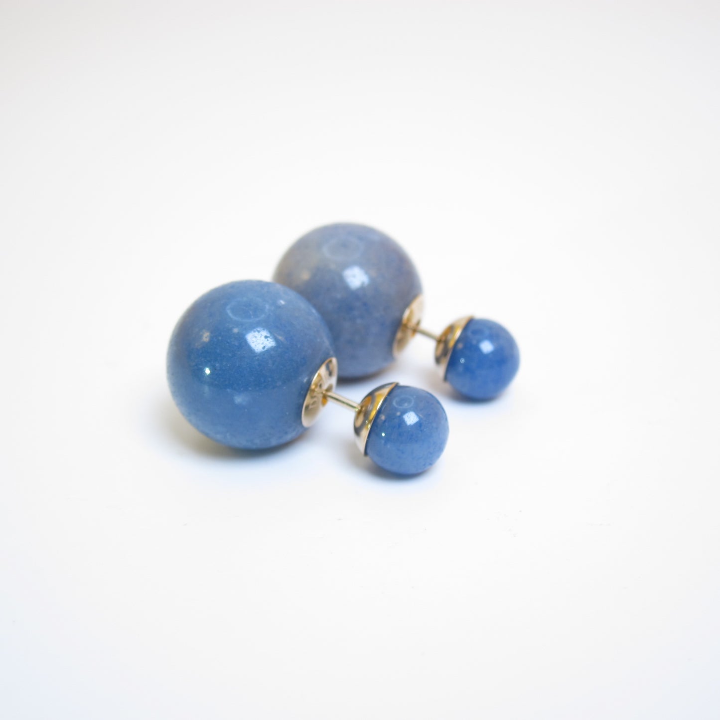 Christian Dior Vintage Blue Tribales Earrings