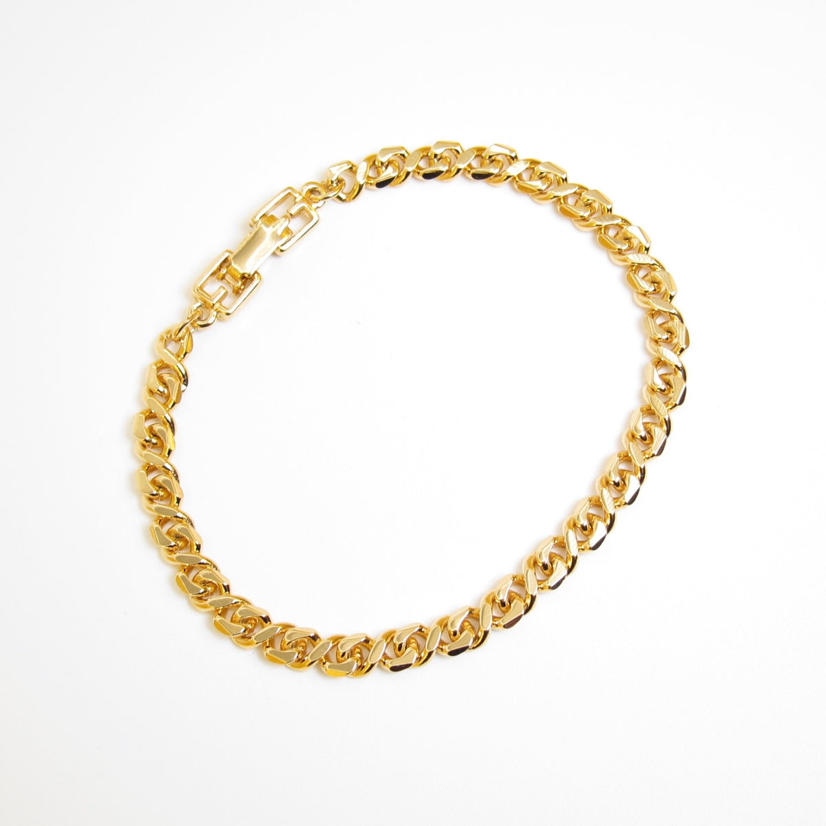 Givenchy Gold-Tone Fine Curb Chain Bracelet