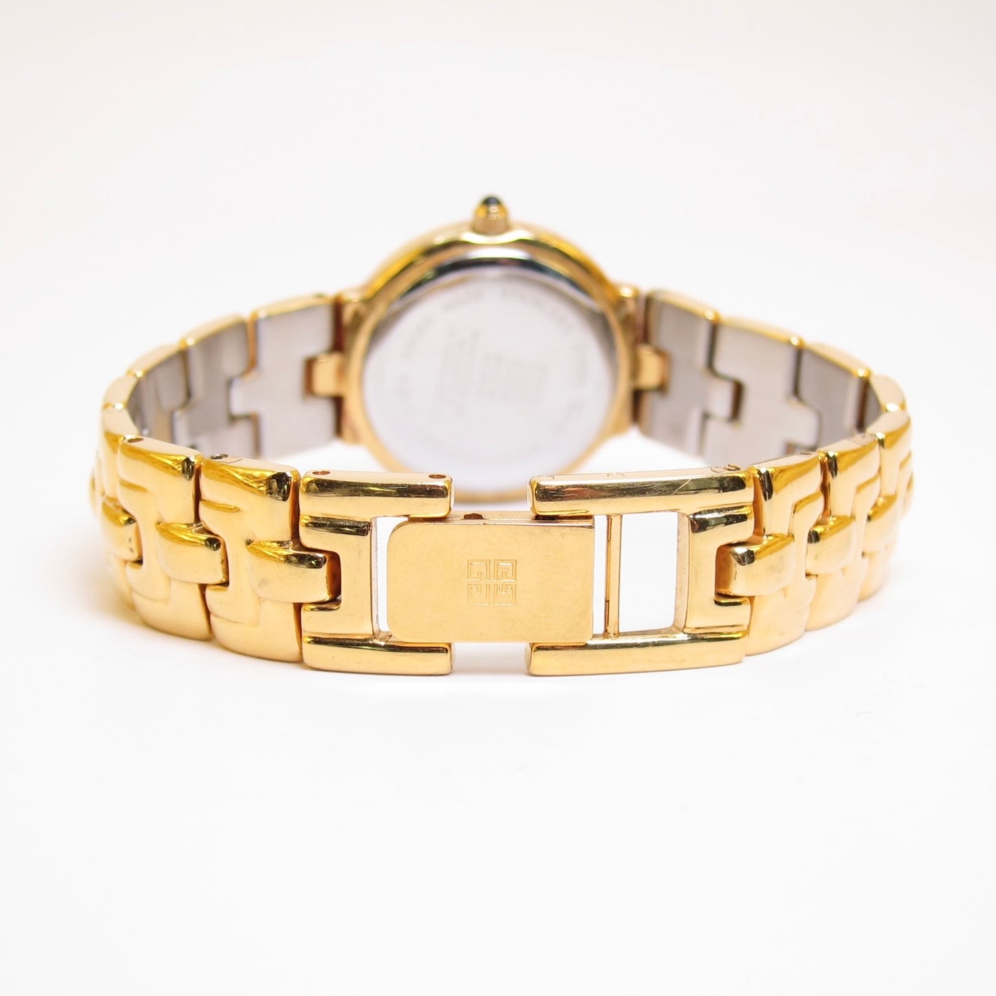 Givenchy Vintage Round White Face Golden Watch