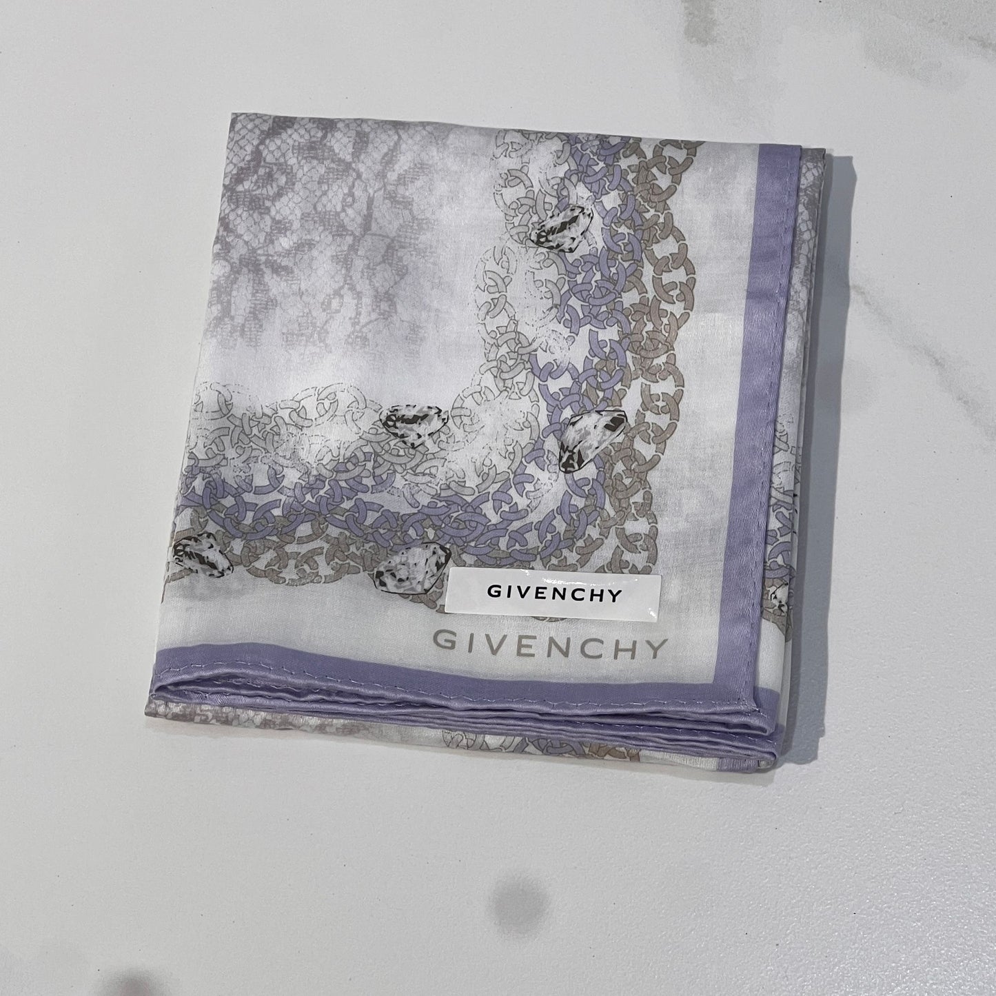 Givenchy Unused Handkerchief 58x58cm