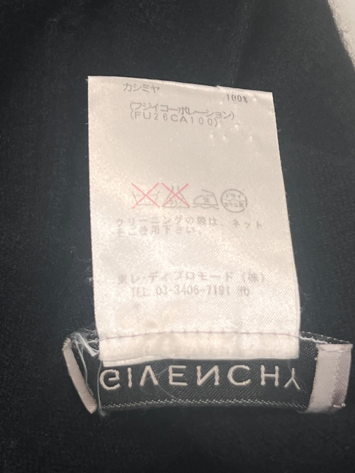 Givenchy Vintage Black V-neck Knit Cardigan