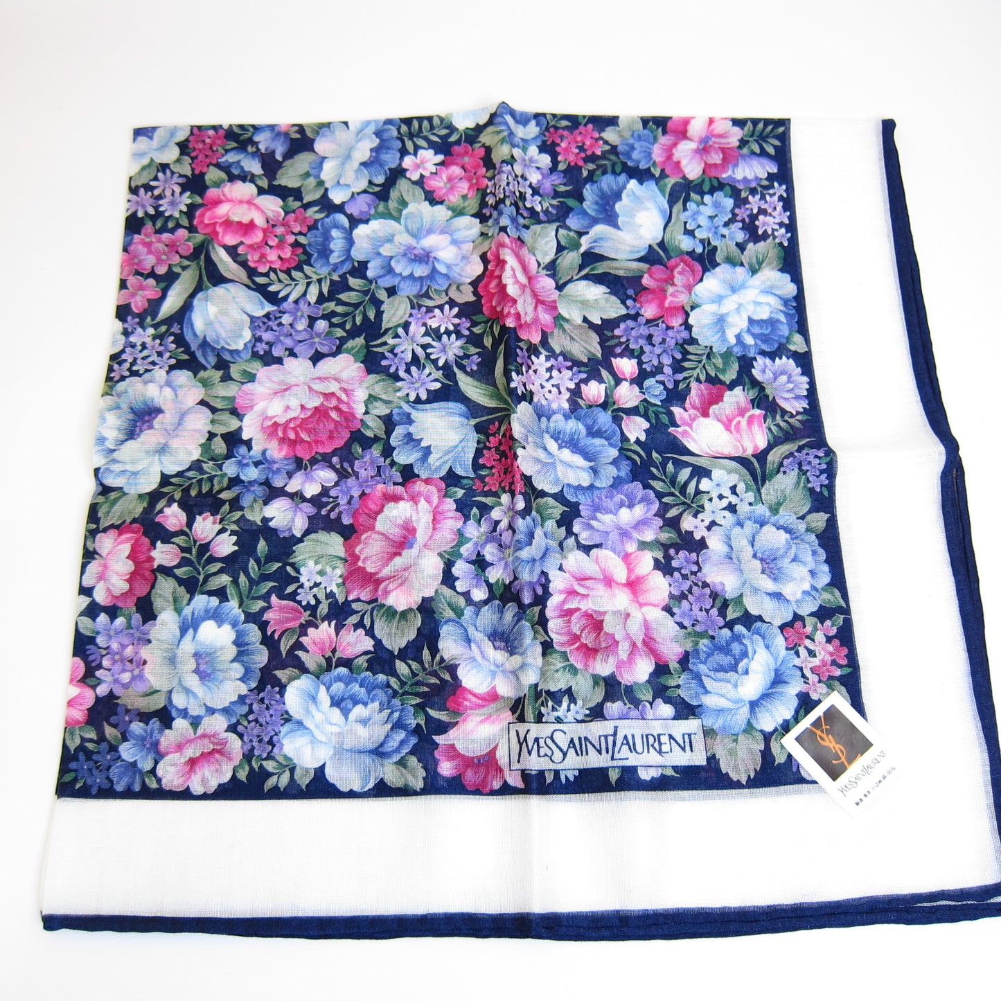 Yves Saint Laurent Vintage Unused Handkerchief
