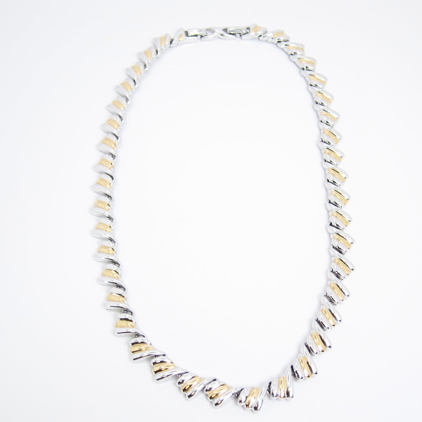 Nina Ricci Vintage Stylish Two Tone Necklace