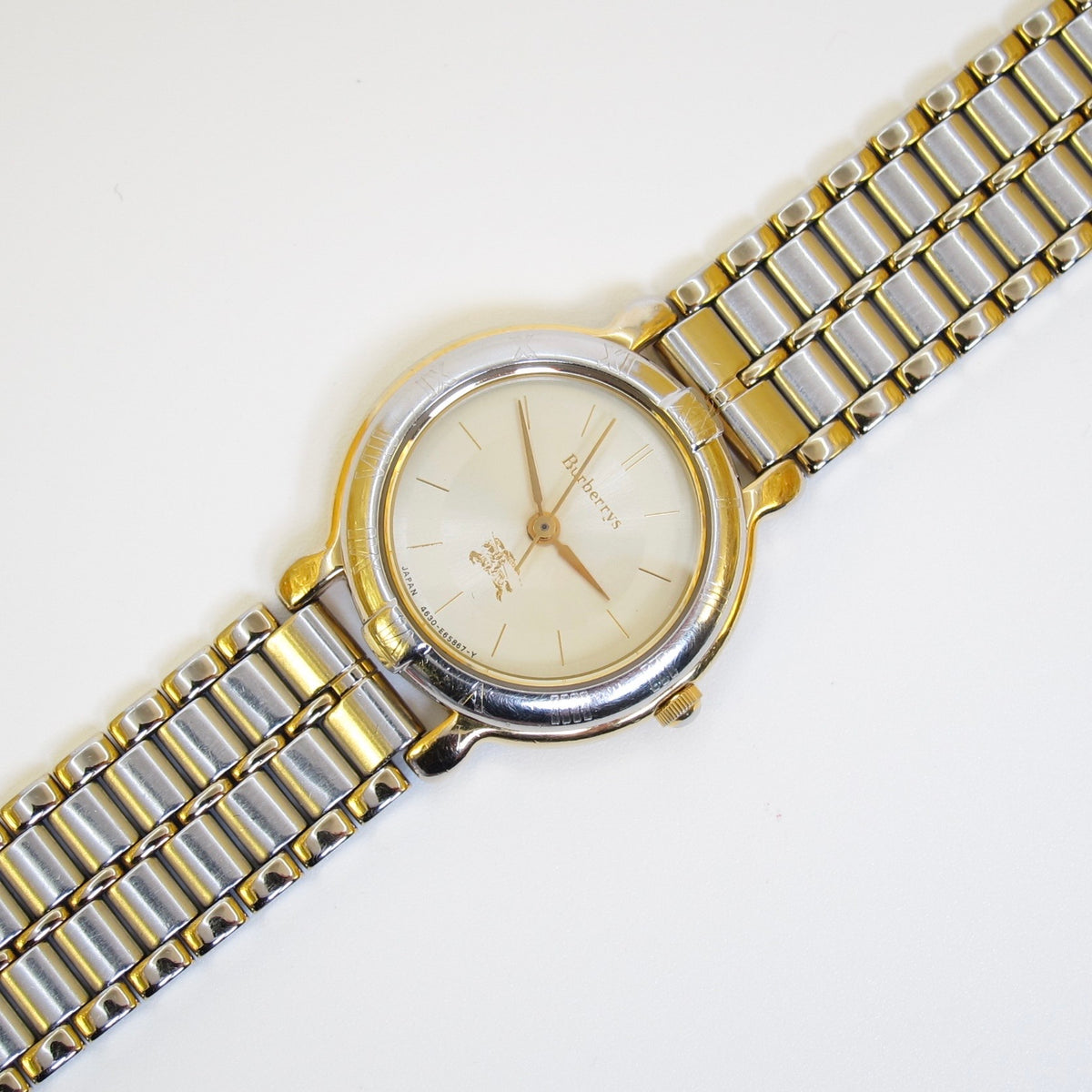 Burberry Two-Tone Champagne Dial Quartz Ladies Watch, 25mm