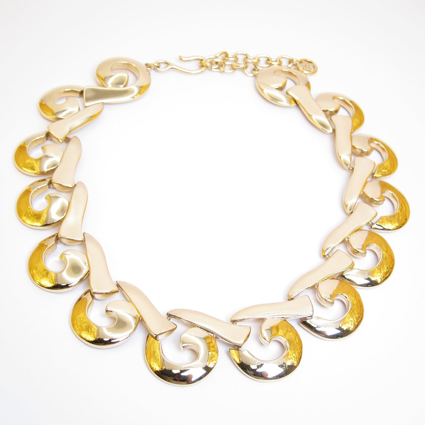 Givenchy Vintage G Logo Motif Golden Necklace