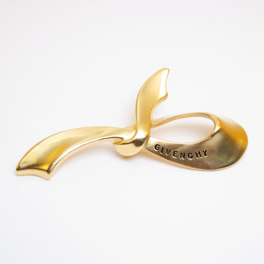 Givenchy Vintage Givenchy Logo Golden Knot Brooch