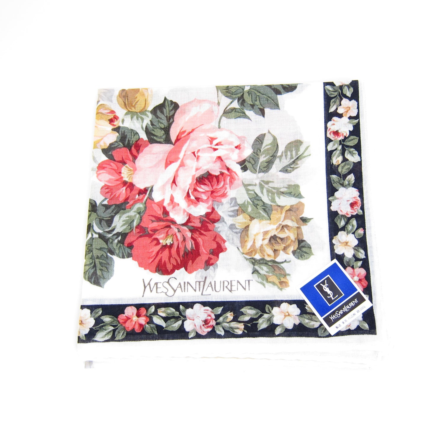 Yves Saint Laurent Vintage Unused Handkerchief
