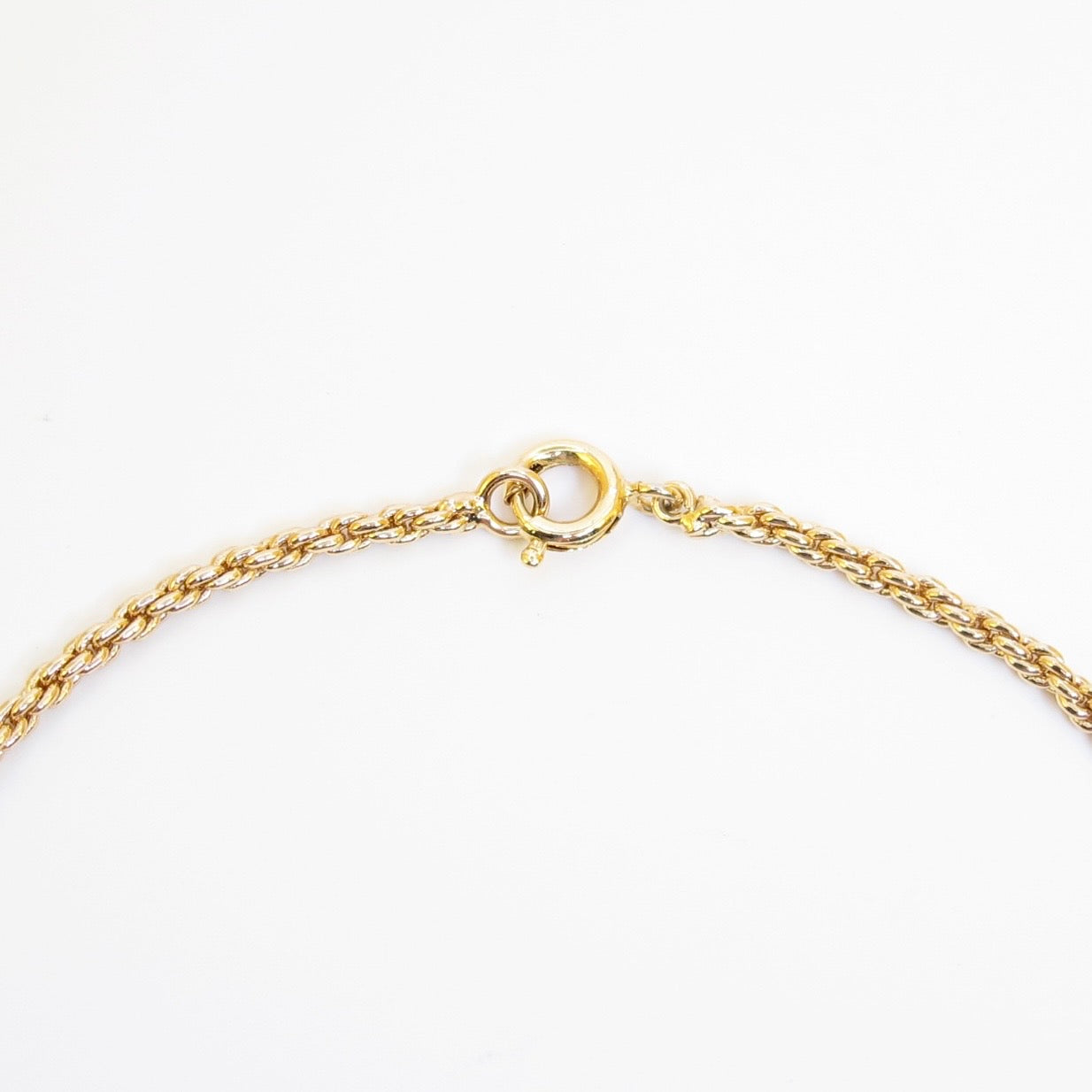Christian Dior Vintage CD Logo in Circle Golden Bracelet