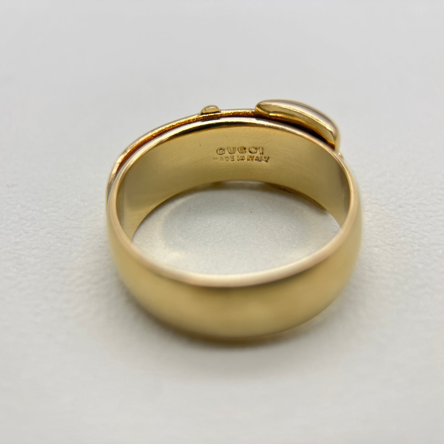 Gucci Vintage Belt Motif Scarf Ring