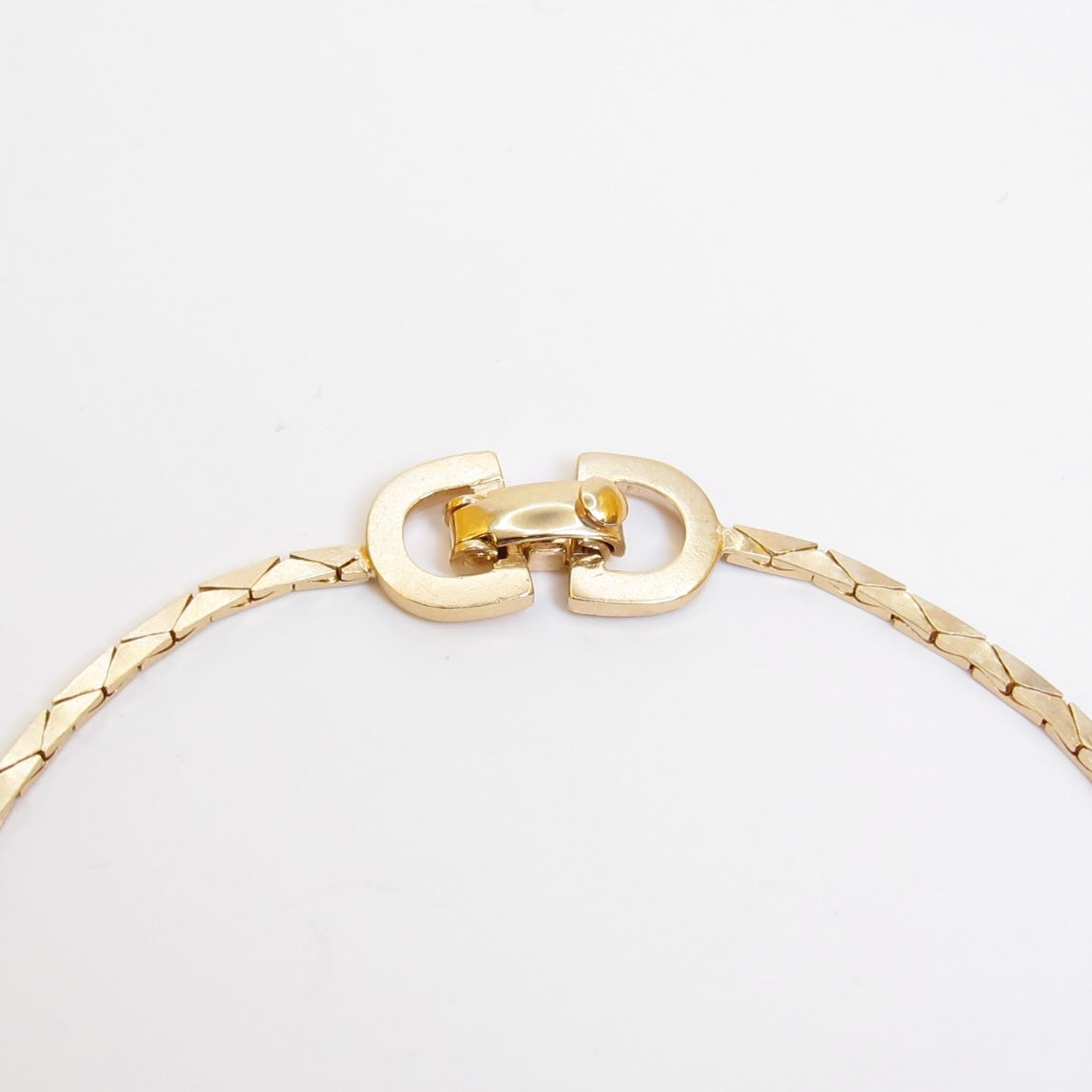 Christian Dior Vintage Stylish Golden Bracelet